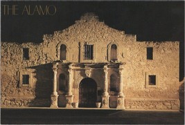 ZAYIX Postcard The Alamo at Night San Antonio Texas Bo Parker photo 1020... - £3.93 GBP