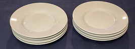 10 Strawberry Street White Bread Plates (8) Porcelain 6-1/8&quot; Diameter - £30.66 GBP
