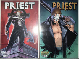 Priest, Issues #1 &amp; 2 (Maximum Press Comics, 1996) COMPLETE - £7.46 GBP