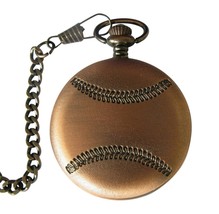Baseball Pocket Watch Mens gift he will love this Fathers Day! Ships free NIB - £39.33 GBP
