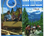 Colorado&#39;s Dude and Guest Ranches Brochure 1966 Dude Data Ranch Country USA - $21.75