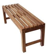 Genuine Teak Waiting Bench Indoor or Outdoor  - $289.00