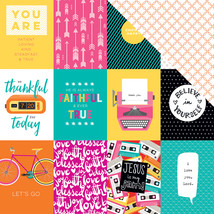 Illustrated Faith Bright and Brave Collection 12 X 12 Double Sided Paper... - £51.68 GBP
