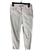 Dismero Italian Skinny Jeans Womens Size 28  White Glitter Pocket Embell... - £10.16 GBP