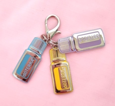 Doterra Clip on Charms Multicolor 1.5 inches long Silver Tone Metal - £5.50 GBP