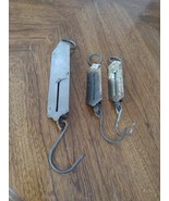 LOT OF 3 Pocket Balance Scales Scale BRASS OLD Chattilon Salter 1800s Me... - €16,17 EUR
