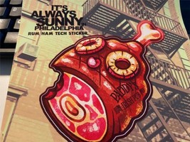 It&#39;s Always Sunny in Philadelphia Rum Ham Tech Sticker Vinyl Loot Crate ... - £9.58 GBP