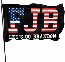 FJB 3x5FT Flag Let&#39;s Go Brandon Joe Biden Republican Trump 2024 Man Cave Gift Po - $8.88