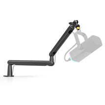 Microphone Arm Stand, Boom Arm Stand With Desk Mount Clamp, Screw Adapter, Cable - £76.29 GBP