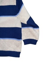 Mayoral Baby Sweater 2-4 Months Striped Knit Blue Beige Long Sleeve Designer image 5