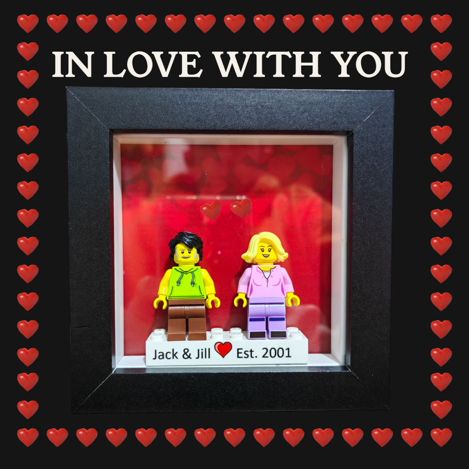 Gift For Your VALENTINES Personalised With Names, Heart and Your Year. - $19.88
