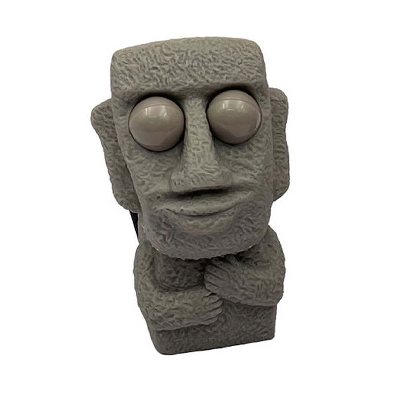 creative stress release explosive eye rock man squeeze toy - $12.00