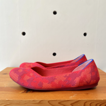 10 - Rothy&#39;s Red Botanicamo Washable Knit Ballet Flats Shoes 0517JB - £54.99 GBP