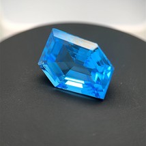 16.40 Cts of 17x13 mm AAA Fancy Swiss Blue Topaz ( 1 pc ) Loose Gemstone - £84.27 GBP