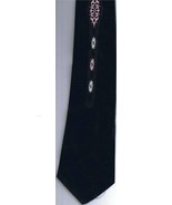 Kline Necktie Black Pink (copper) White (silver) Geometric Embroidered - €15,17 EUR