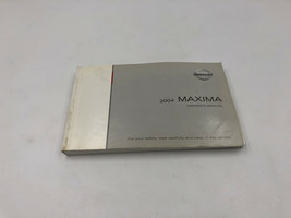 2004 Nissan Maxima Owners Manual Handbook OEM K03B01008 - $13.49