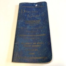 Directory Guide Of Chicago Worlds Columbian Exposition 1893 Vintage Dire... - £54.50 GBP