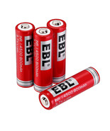 4 Pcs 3.7V 800Mah 14500 Battery Li-Ion Rechargeable Batteries For Led Fl... - £20.53 GBP