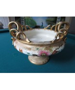 ANTIQUE ROYAL BONN 1875-1890 GERMANY FOOTED GOLD DECOR CENTER PIECE, ORI... - $526.04 CAD