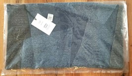 West Elm Lumbar Pillow Cover EILEEN FISHER 20x12 Upcycled Denim Indigo NWT #35 - £31.96 GBP