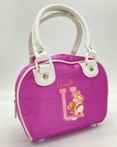 Care Bears Satin Purple / Pink Small Purse Handbag CHEER U 2004 FAB - $37.99