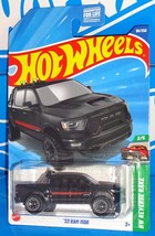 Hot Wheels 2025 Reverse Rake Series #96 &#39;23 RAM 1500 Black w/ BLs - £2.20 GBP