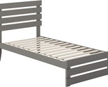 AFI Oxford Twin Bed with Footboard and USB Turbo Charger in Grey - $323.99