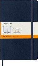 Moleskine Classic Notebook, Soft Cover, Large (5&quot; x 8.25&quot;) Ruled/Lined, ... - £19.32 GBP