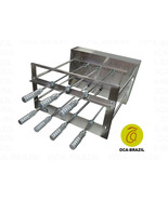 Brazilian BBQ Charcoal Grill - 07 Skewers - Rotisserie System - Oca-Brazil - $1,140.00