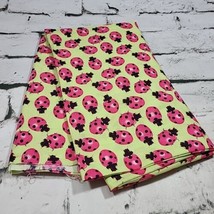 Vintage Fabric Little Ladybugs Print Measures 44&quot; X 48&quot; Alexander Henry Fabrics - £15.79 GBP