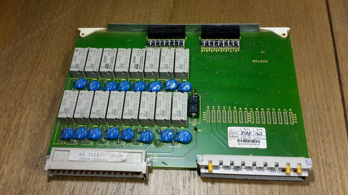 HEINEN ELEKTRONIK RA 1620/1 K189 CIRCUIT BOARD RA1620 $79 - $28.22