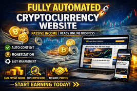 Fully Automated Cryptocurrency Website | AutoPilot Ready-Made Online Bus... - $12.00