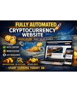 Fully Automated Cryptocurrency Website | AutoPilot Ready-Made Online Bus... - $12.00