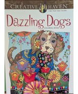 Dazzling Dogs Coloring Book by Creative Haven by Marjorie Sarnat - $4.95