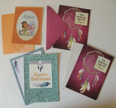 Birthday Greeting Cards Set of 4 from St. Joseph &amp; St. Labre Indian Schools - $4.94
