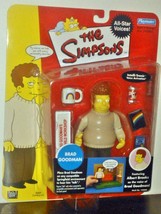 The Simpsons Brad Goodman Action Figure Albert Brooks Playmates Toys NIB... - £17.80 GBP