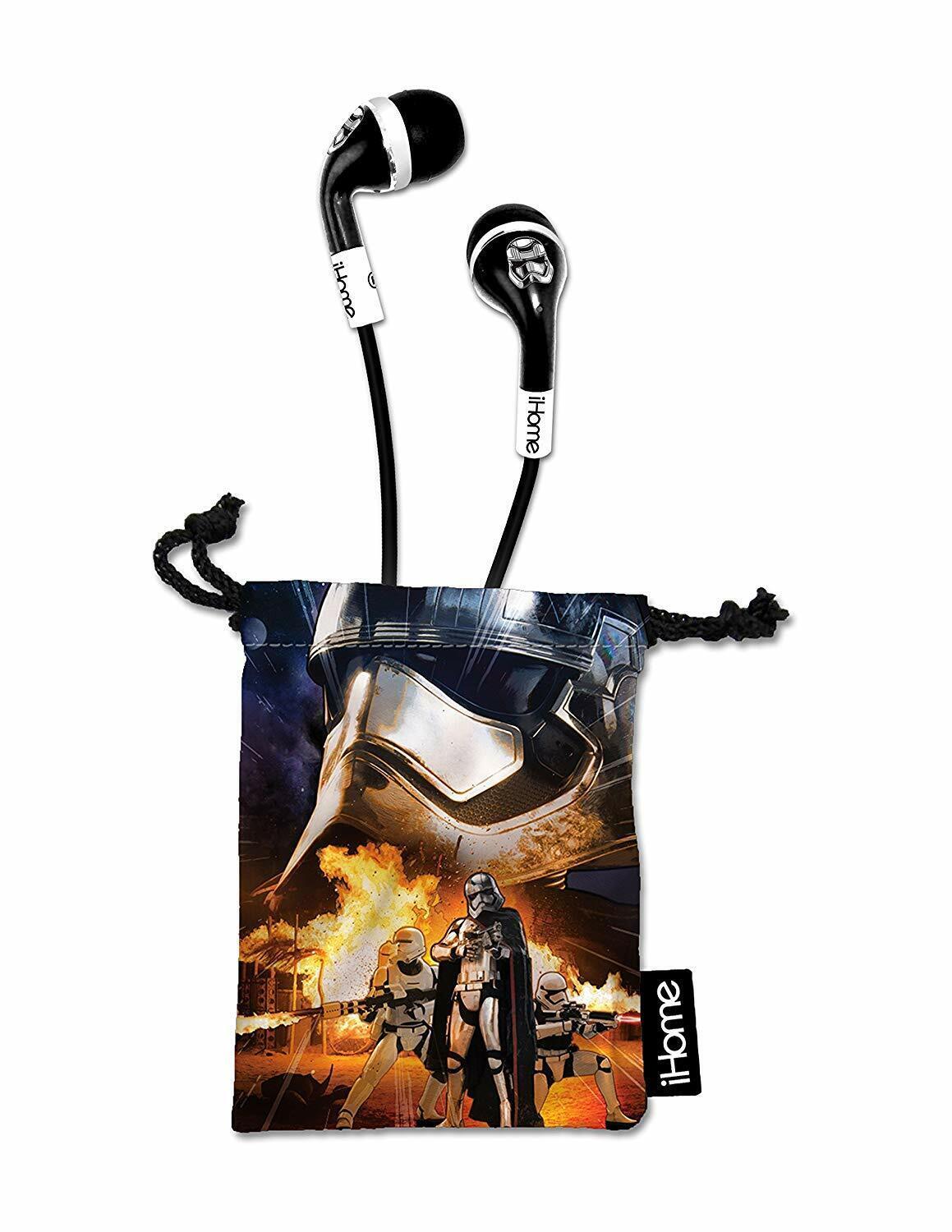 NEW OFFICIAL Disney iHome Star Wars Force Awakens Isolating Earbuds Headphones - £9.87 GBP