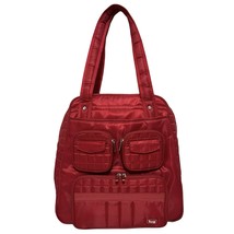 Lug Puddle Jumper Red Travel Tote Weekender Overnight Bag Gym 15&quot; x 15&quot; ... - $33.25