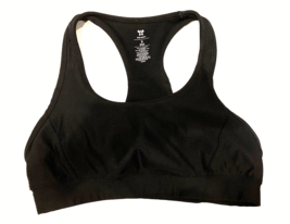Old Navy Active Sports Bra Womens Small Black Racerback Gym Workout Support - £4.54 GBP