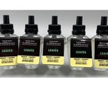 Bath &amp; Body Works Leaves Wallflower Refill Bulbs Home Fragrance Set of 5 - $34.60