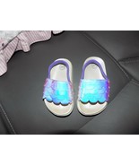 Wonder Nation Mermaid/Dragon Scale Toddler Sandals Size 5 Girl&#39;s EUC - £8.61 GBP