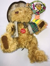 Rainforest Rudy ranger Talking Plush Stuffed animal bear 12” holding gecko W Tag - £13.96 GBP