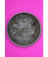 1893 Columbian Chicago Worlds Exposition Commemorative Silver Half Dolla... - $33.94 CAD