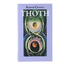 2023 New  Thoth Tarot 78 Cards Deck Mysterious Divination Oracle Playing Card d  - £85.94 GBP