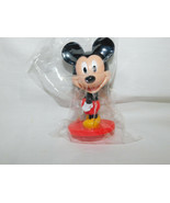 Mickey Mouse Bobble Head Cake Topper Disney 3 Inches Tall NIP - £3.93 GBP