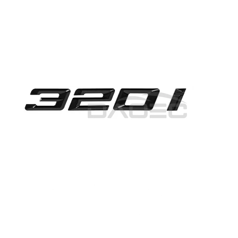 Car ABS Trunk Letters Logo Badge Emblem Sticker For BMW 3 Series 320i 325i 328i