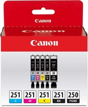 Amazon 5-Color Pack For Canon Pgi-250/Cli-251. - £77.03 GBP