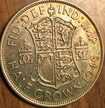 1946 Uk Gb Great Britain Silver Half Crown Coin - £7.72 GBP