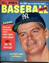 Baseball #7  1959-Dell-Bob Turley-MLB-VF/NM - £71.85 GBP
