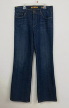Seven 7 Womens Jeans Size 8 Premium Stretch Denim Flare Blue Jeans 32 x 33 - $18.69